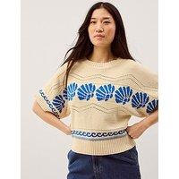 Monsoon Safi Shell Jumper - Cream