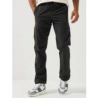 Jack & Jones Kane Caso Tech Cargo Trousers - Black