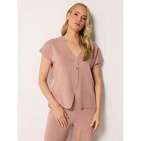 Long Tall Sally Tall Button Through Short Sleeve Cardigan