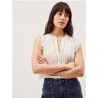 Monsoon Lacy Lace Top - Cream