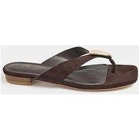 Long Tall Sally Hammered Trim Sandals