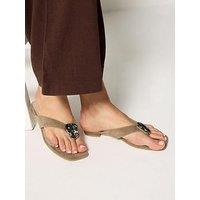 Yours Hammered Trim Sandals