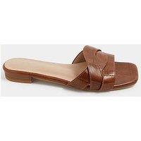 Long Tall Sally Twisted Low Block Mules