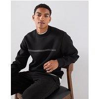Jack & Jones Fusion Scuba Crew Neck Sweatshirt - Black