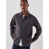 Jack & Jones Jeregent Overshirt - Dark Grey Melange