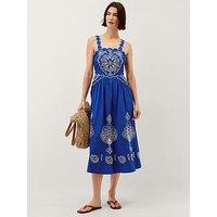 Monsoon Keira Emb Dress