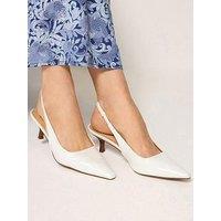 Long Tall Sally Stacked Heel Court Shoe