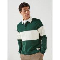 Jack & Jones Frederiksberg Blocking Rugby Polo Shirt - Green