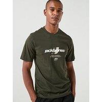 Jack & Jones Club Graphic T-Shirt - Peat