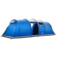 Trail Hexton Xl 6 Man 3 Room Tunnel Tent - Blue