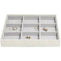 Stackers Oatmeal & Linen Classic Statement Jewellery Layer Tray