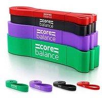 Core Balance 4-Piece Resistance Band Set - Light To Extra Heavy
