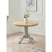 The Very Collection Kentucky 100Cm Fixed Top Dining Table