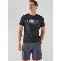 Barbour Relaxed Fit Wetheral Cargo Shorts - Navy