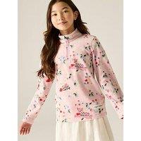 Regatta Girls Cath Kidston Junior Half-Zip Fleece - Puppy Floral