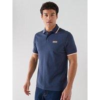 Barbour International Evan Tipped Polo Shirt - Navy