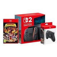 Nintendo With Donkey Kong Bonanza & Pro Controller