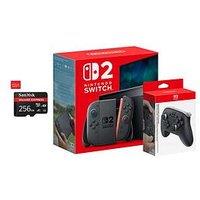 Nintendo With Pro Controller & Sandisk Microsd Express Card