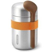 Black+Blum Food Flask With Wooden Spoon 400Ml - Orange