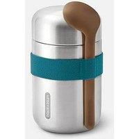 Black+Blum Food Flask With Wooden Spoon 400Ml - Ocean