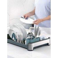 Eko Stainless Steel Regal Dish Rack - Blue/Grey