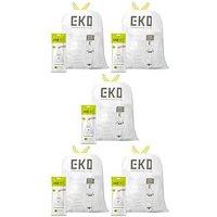 Eko Pack Of Eko Plastic Bin Liners Size E 25-35L, 12 Bags