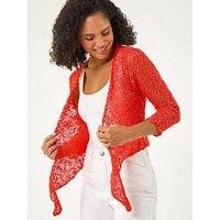 Roman Waterfall Popcorn Knitted Cardigan