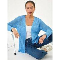 Roman Petite Pointelle Knit Cardigan