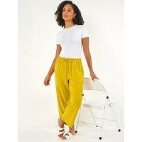 Roman Cropped Linen Trouser
