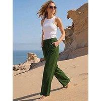 Roman Crepe Elasticated Waist Trouser
