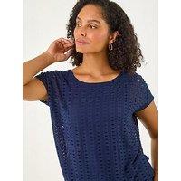 Roman Cut Out Detail Stretch Top