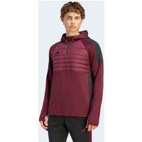 Adidas Mens Football Tiro Essentials Winterised Tracksuit Top - Burgundy