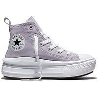 Converse Kids Seasonal Colour Chuck Taylor All Star Move Trainers - Purple