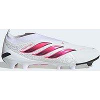 Adidas Mens Predator League Laceless Firm Ground Football Boots - White