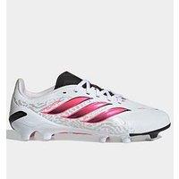 Adidas Junior Predator League Firm Ground Football Boots - White