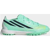 Adidas Junior F50 Hyperfast League Astro Turf Football Boots - Green/Navy