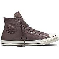 Converse Mens Chuck Taylor All Star Seasonal Colour Leather High Top Trainers - Brown