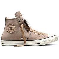 Converse Unisex Suede Chuck Taylor All Star Trainers - Khaki