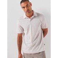 Boss H-Pack 181 All Over Print Polo Shirt - Open White