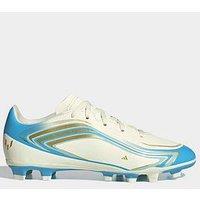 Adidas Junior F50 Messi Club Firm Ground Football Boots - White