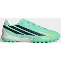 Adidas Junior F50 Hyperfast Club Astro Turf Football Boots - Green/Navy