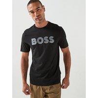 Boss C-Thompson 89 Overlay Logo T-Shirt - Black