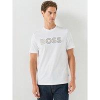 Boss Boss C-Thompson 89 Overlay Logo T-Shirt - White