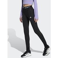 Adidas Junior Techfit Long Training Tights - Black/White
