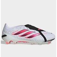 Adidas Mens Predator Pro Folded Tongue Firm Ground Football Boots - White