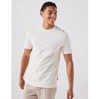 Boss H-Thompson 321 Textured T-Shirt - White
