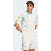 Adidas Mens Messi House Of Tiro T-Shirt - White