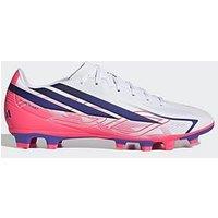 Adidas Mens F50 Hyperfast Club Firm Ground Football Boots - White
