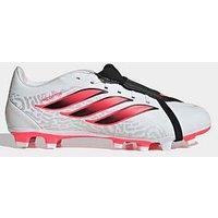 Adidas Mens Predator Club Folded Tongue Firm Ground Football Boots - White