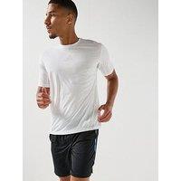 Adidas Terrex Men'S Trail Running T Shirt With Short Sleeves And Crew Neck - White